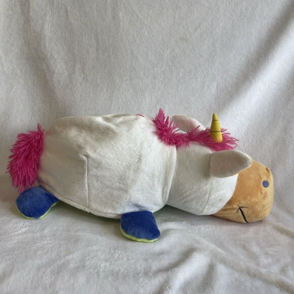Flip A Zoo Imogen Dragon/Persephone Unicorn 2-in-1 Plush 20"‎ - Picture 7 of 9